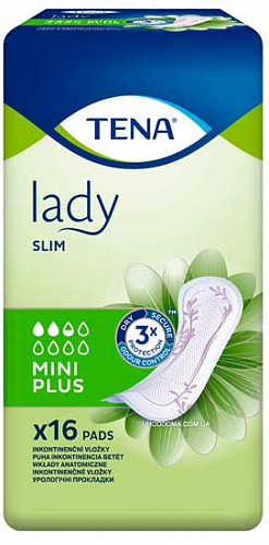 Урологічні прокладки Tena Lady Slim Mini Plus 16 шт